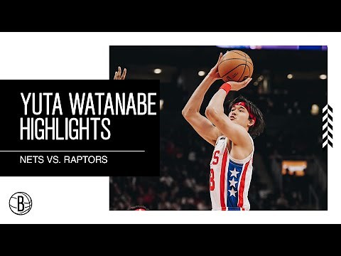 Yuta Watanabe Highlights | Brooklyn Nets vs. Toronto Raptors | 12.16.22