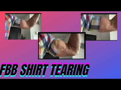 Tearing A SHIRT | muscle girl's massive biceps are Tearing her shirt