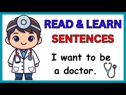 Kids Read & Learn Sentences Les 1 ---- Fun & Simple Sentences for Smart Readers
