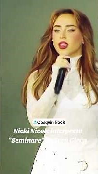 🇦🇷 Cosquín Rock 2025: Homenaje de Nicki Nicole: Canta "Seminare" de Serú Girán, su canción favorita