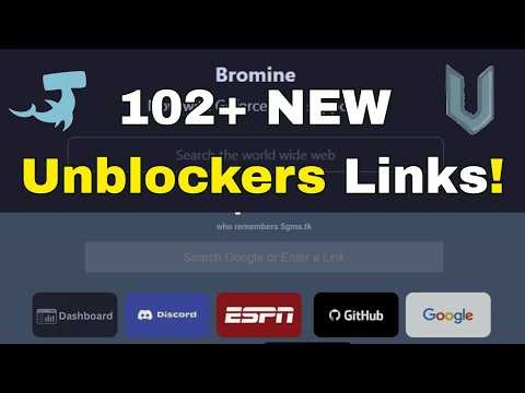 102+ NEW Rare Unblockers Links | Unblocked Websites for School Chromebook (2026)