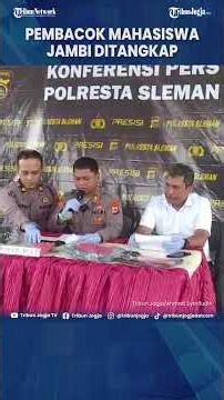 TIGA PEMBACOK MAHASISWA JAMBI DI GODEAN SLEMAN DITANGKAP, 1 MASIH DPO #Shorts