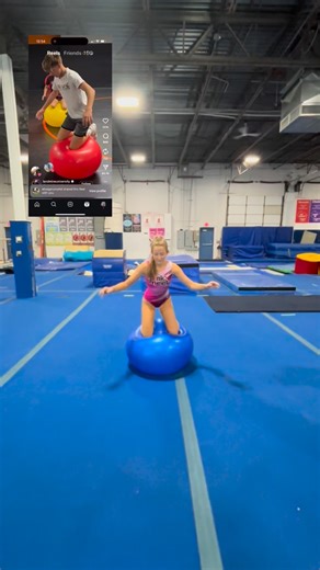 Altius Gymnastics on Instagram: "Try it Tuesday: Yoga Ball Challenge 😂💥 Let’s just say… we might need a little more practice on this one! 🤸‍♀️ We definitely saved the best (and funniest) for last — don’t miss it! 🤣 #GymnastLife #TeamChallenge #YogaBallFail #GymnasticsFun #strivehigher"