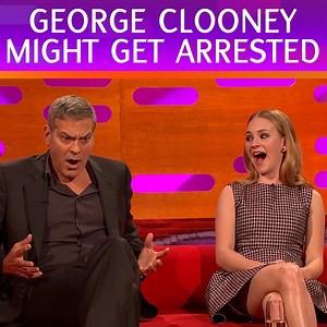 What would you rate #GeorgeClooney's legendary prank skills?🍃 #BradPitt #Prank | The Graham Norton Show