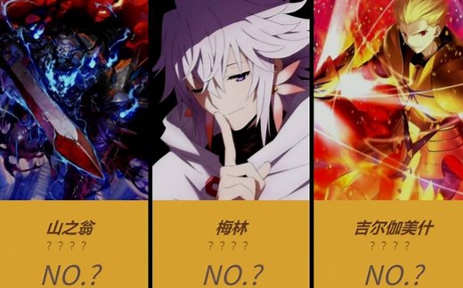 日本网民票选《Fate系列》最强角色排行榜~！