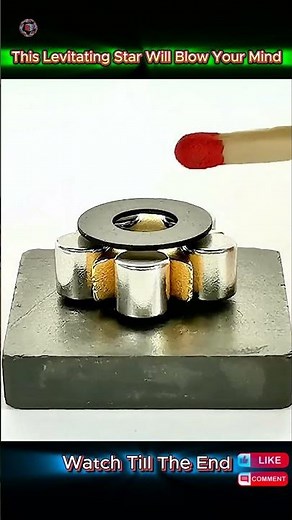 Levitating Star Magnet Experiment Gone Wild – Defying Physics!