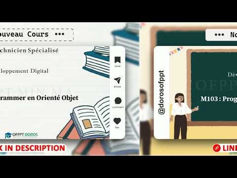Cours OFPPT | Module Programmer en Orienté Objet – M103 | 1ere Année: Développement Digital