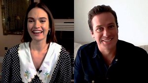 50K views · 366 reactions | Armie Hammer and Lily James chat about fiery onscreen couples, hidden European gems, and making 'Rebecca' their own. https://imdb.to/31zCZuv | IMDb | Facebook