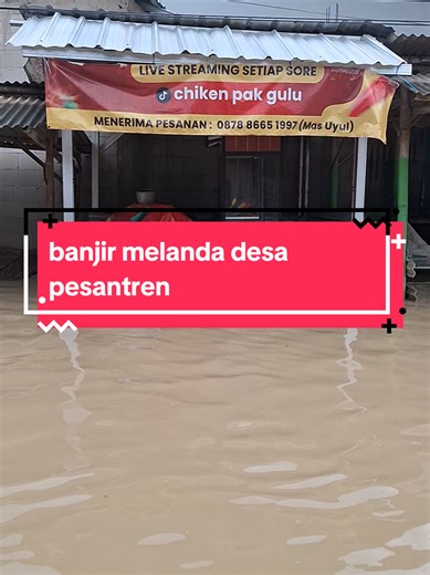 pesantren, 17 januari 2026 Desa Pesantren Kembali Terendam Air kiriman dari daerah punggung datang tanpa ampun. Hujan deras, sungai meluap, rumah warga terdampak. Hari ini, warga hanya bisa bertahan dan berdoa. 🤲 #fyp #banjir #sgc #pemalang #musibah