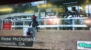 76K views · 1.3K reactions | Rodeoathletes.com/sponsors - WPRA's Georgia Peach Sarah Rose McDonald lit the daddy of em all on fire as she ran a 17.64 second run in round two of Cheyenne Frontier day's rodeo. Rodeoathletes.com | Rodeo Athletes | Facebook