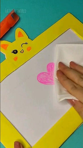How to make Whiteboard DIY Handmade - DIY Whiteboard craft - fati craft world