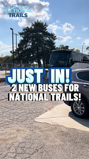 🚨🚍 NEW BUS ALERT 🚍 🚨 Get ready to ride in style! National Trails is thrilled to introduce our 2 BRAND NEW 2025 MCI motor coaches! 🚌✨ Whether you’re planning a local trip or a cross-country adventure, our luxurious motor coaches are ready to take your group there with comfort and ease. Want to see more of our amazing fleet? Head over to our website for virtual tours and to book your next trip! 🌐 https://www.nationaltrailscharterbus.com/charter-buses 👇 Tell us in the comments where you’d wa