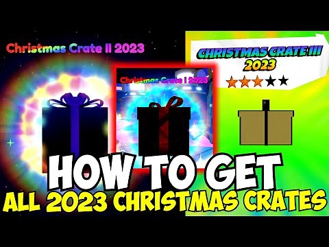 How To Get All 3 New Christmas Crates in ASTD Update!