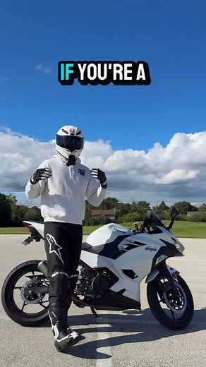 The Best Beginner Motorcycle Rider Tip #ninja400 #motorcycle #sportbike #bike #biketok #beginner #fyp | Real NinjaNick
