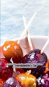 Brochettes de prunes et sauce au pain d’épices ⭐ #Brochettes #prunes #épices