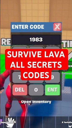 Survive LAVA for Brainrots! [BRAINROT] MAP FORTNITE CREATIVE stanni - ALL SECRETS CODES, #shorts