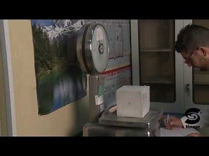 Compressione su cubetto di Calcestruzzo