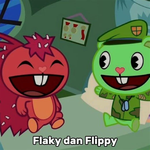 Flippy N Flaky!!//HTF\\\\ #edit #friends #htf #multifandom #fyp #capcut #bear *lazy*