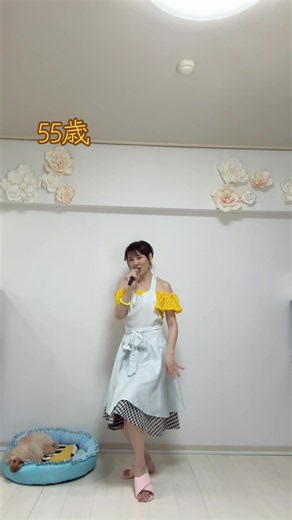 55歳 エプロンダンスで夏らしいカッコ良い曲｜中森明菜・サザンウインド
