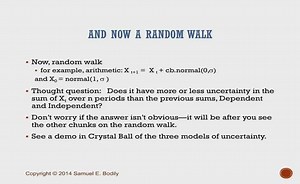 Random Walks: Models, Estimation, and Simulation