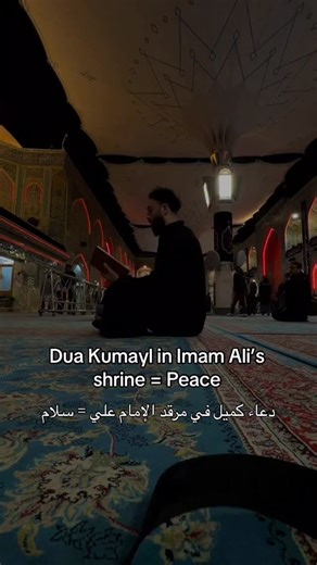 Yusif Mashkour on Instagram‎: "Dua Kumayl in imam Ali’s shrine = Peace دعاء كميل في مرقد الإمام علي = سلام Link in my bro for online coaching and my training e-book @optitest_ for the best men’s health supplement on the market #najaf #imamali #dua #duakumayl #peace"‎