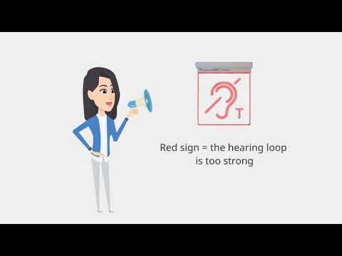 T SIGN - monitor for hearing loop