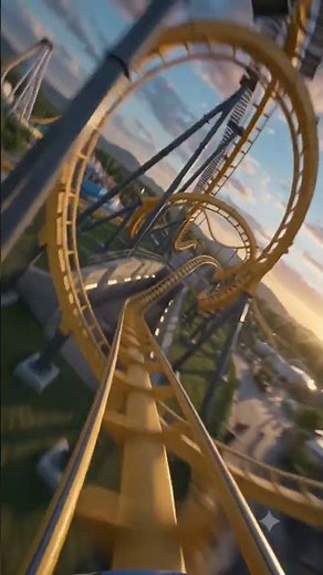🔥 INSANE Roller Coaster POV at Maximum Speed! 🎢💨 #4kvideo #rollercoaster
