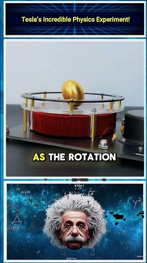 Why Does This Metal Egg Stand Up? ⚡🥚 #physicsshorts #scienceshorts
