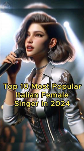 Top 10 Most Popular Italian Female Singer In 2024