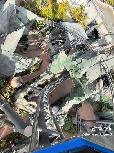 VelociCoaster Front Row POV at Universal Islands of Adventure
