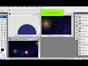 Rearranging and closing all open documents in PhotoShop - Adobe Photoshop Tutorials