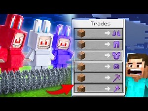 Minecraft, But Labubu Trades OP Items...
