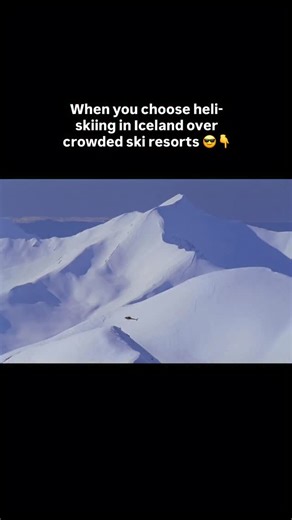 This could be you in 2026 😎👇 But WHEN?? Well, winter in Iceland has two gears. March and April are colder, deeper, and give you the best shot at those proper arctic powder days. And northern lights! May and June flip the script. Longer days, more stable weather, smooth corn, and that low-angle evening light that makes everything look unreal. But because it’s Iceland, you’re never truly locked into one type of skiing. We’ve had late May storms reset everything. We’ve skied powder in June. It ha