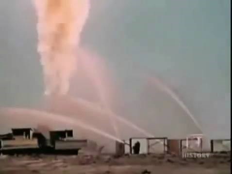 Devils Cigarette Lighter (1962) The Devil's Cigarette Lighter was a natural gas well fire at Gassi Touil in the Sahara Desert of Algeria. Ignited when a pipe ruptured on November 6, 1961, the Phillips Petroleum Company-owned well produced more than 6,000 cubic feet (170 m3) of natural gas per second, whose flame rose between 450 feet (140 m) and 800 feet (240 m). The flame was seen from orbit by John Glenn during the flight of Friendship 7 on February 20, 1962. The blowout and fire were estimate