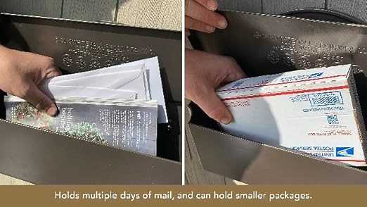 Whitehall Custom Wall Mount Mailbox Features