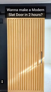 18K views · 6K reactions | No one can call your house DOORky if you hang up this guy. Did I mention puns are my jamb? #therehablife #woodworkforall #woodworking #easydiy #wooddesign #diyproject #diyprojects #diy #wood #woodfurniture #moderndesign #moderndoor #door #barndoor #slidingdoor | The Rehab Life | Facebook