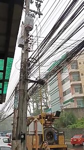 Replacement of the busted transformer of Baguio Medical Center (BMC). Lineman Greg Agno is seen on the video isolating the transformer in preparation for its replacement. | Beneco - Benguet Electric Cooperative