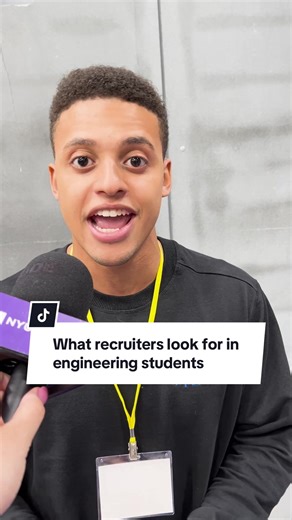 Recruiters from PepsiCo, Verizon, AECOM & Yahoo! share what they’re looking for in engineering hires @New York University @NYU Admissions #engineer #engineering #engineeringstudent #stem #stemtok