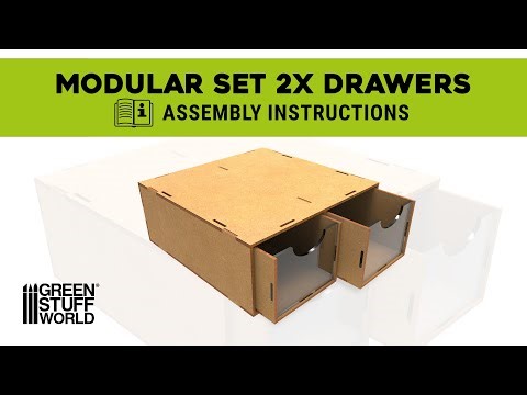GSW Modular Set 2x Drawers - Modular and Awesome!