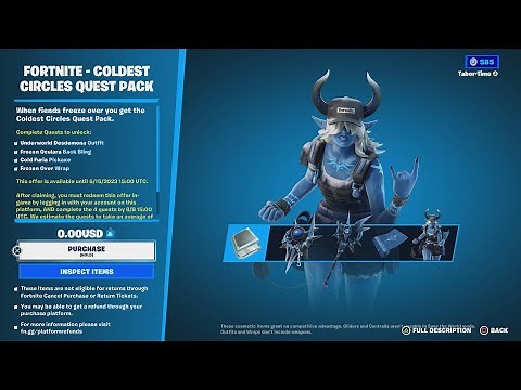 This FREE Fortnite Pack Is Available On ALL Platforms! (How To Get The Coldest Circle Quest Pack)