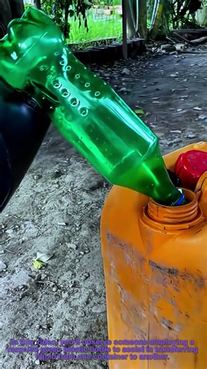 DIY Liquid Transfer: Using Recycled Plastic Bottles