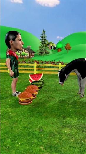 Ronaldo & cow so funny part #animalscartoon #funnyanimals #scaryteacher3d #shorts #roblox