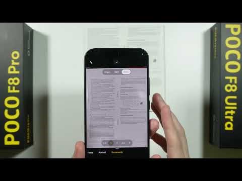 POCO F8 Pro/F8 Ultra: How to Scan Documents