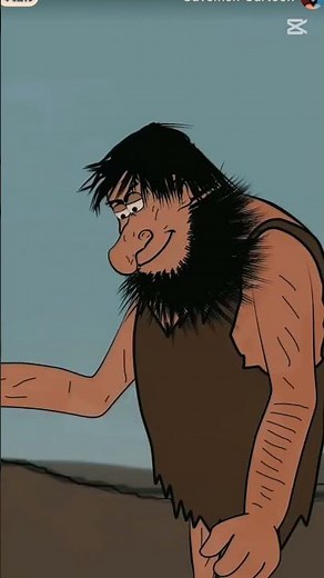 💪 Caveman Lifts a Giant Rock! | Funny Cartoon Short | #Shorts