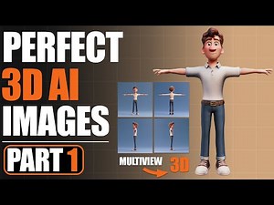 Create a Pixar-Style 3D Character with AI (Perfect 3D References)