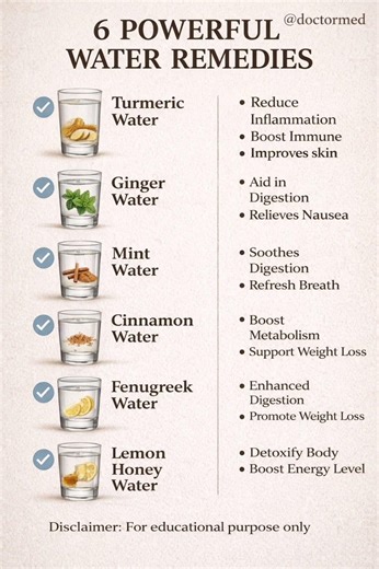 Stop Drinking Plain Water! Try These 6 Powerful Remedies Instead