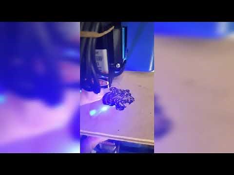 Creality Laser installation on Artillery Sidewinder x1 / Genius