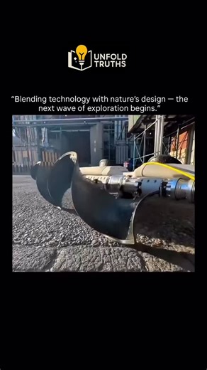 unfold.truths on Instagram: "“Meet C-Ray — the amphibious robot redefining underwater exploration!” 🤖🐠 C-Ray is a next-generation amphibious robot designed for real-world missions beneath and beyond the waves. It inspects coral reefs, maps the ocean floor, monitors marine life — all while being gentle on the environment. With flexible fins instead of noisy propellers, C-Ray glides silently through water and even crawls over land. From detecting underwater mines to collecting data under ice, it
