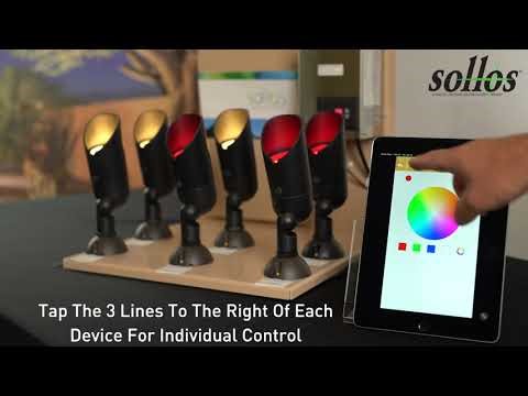 How-To Change Colors for Sollos ColorSplash Lamps