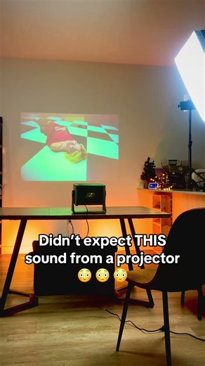 Didn’t expect THIS sound from a projector😳 #Shorts #projector #soundtest